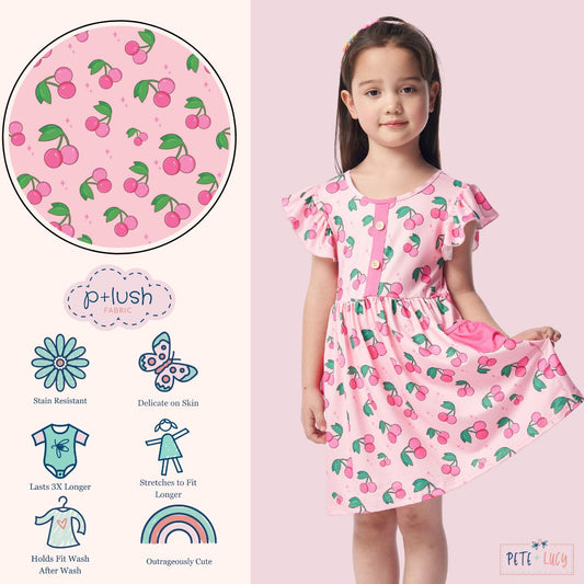 Cherry Sweet- Girl's Dress