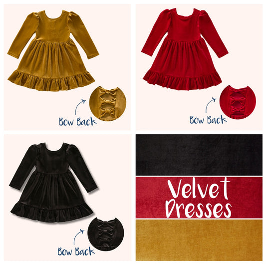 [PREORDER] Velvet Dress Collection- Girl's Dress