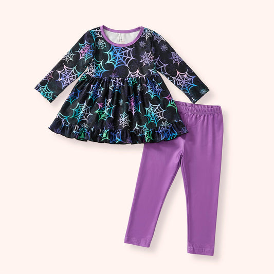 [NEW RELEASE] Web Whimsy Collection- Girl's Top & Pants Set