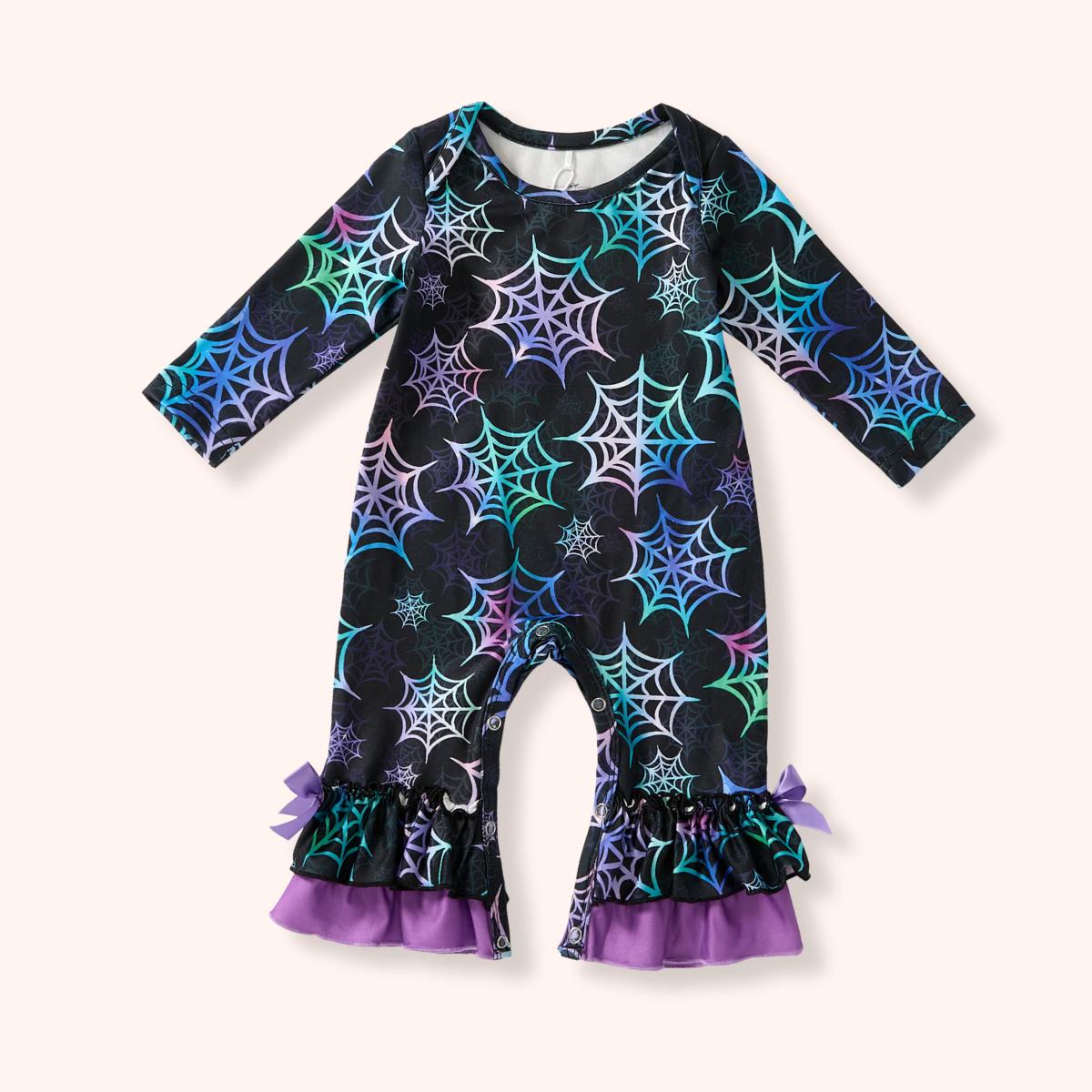 [NEW RELEASE] Web Whimsy Collection- Infant Girl Romper