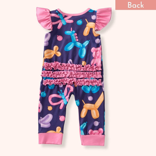 [NEW RELEASE] BALLOON FRIENDS COLLECTION- Infant Girl Romper