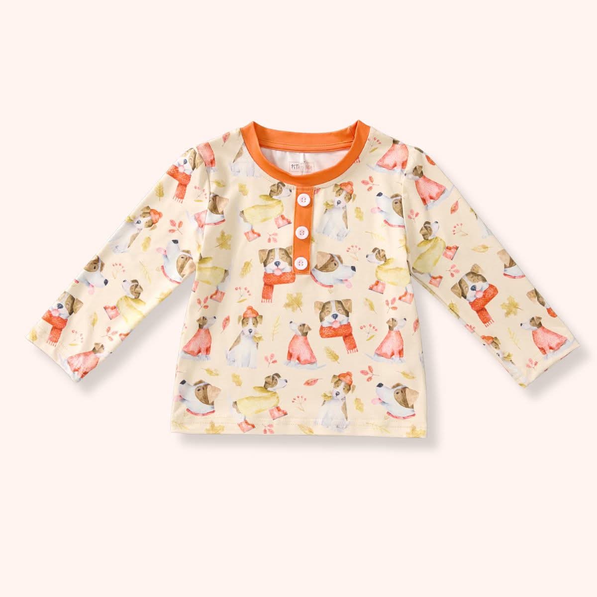 [NEW RELEASE] Snuggly Paws Collection- Boy's Top
