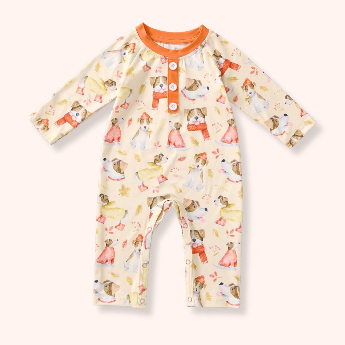 [NEW RELEASE] Snuggly Paws Collection- Infant Boy Romper