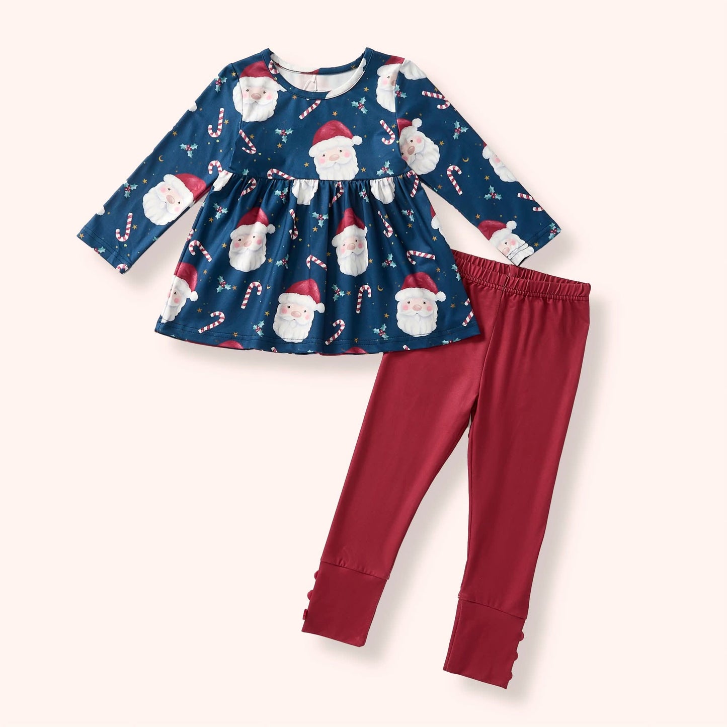 [PREORDER] Holly Jolly Joy Collection- Girl's Top & Pants Set