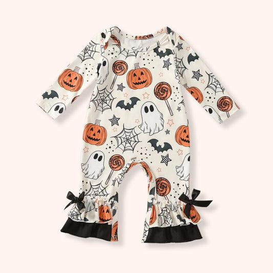 [NEW RELEASE] Frightfully Fun Collection- Infant Girl Romper