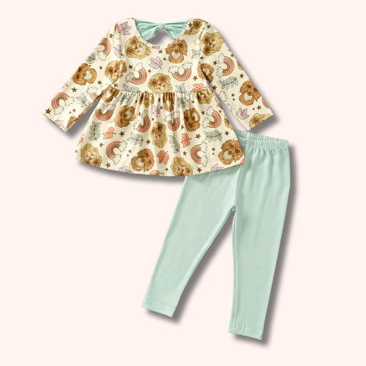 [NEW RELEASE] Howl-O-Ween Collection- Girl's Top & Pants Set