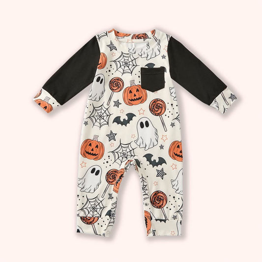 [NEW RELEASE] Frightfully Fun Collection- Infant Boy Romper