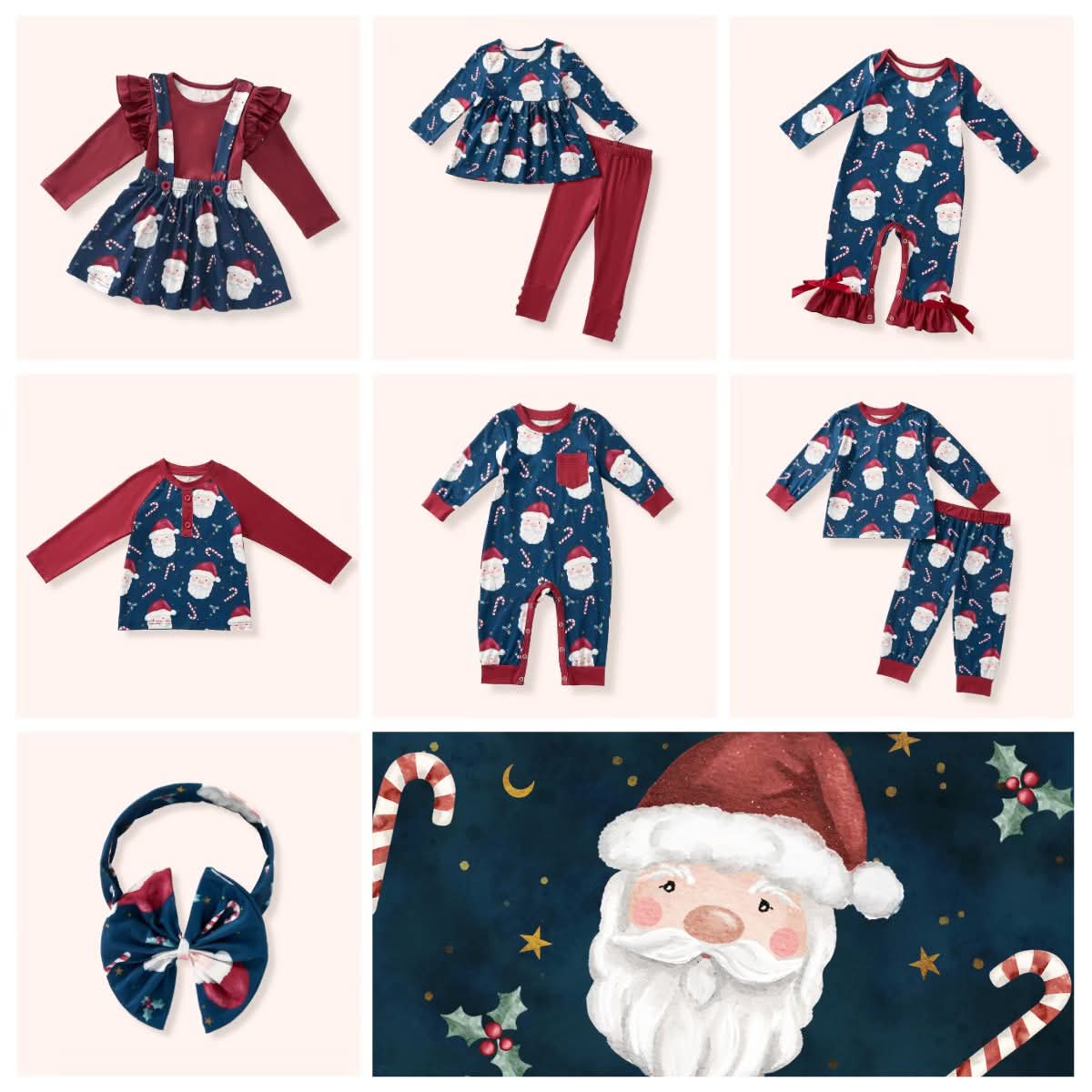 [PREORDER] Holly Jolly Joy Collection- Girl's Top & Skirt Set