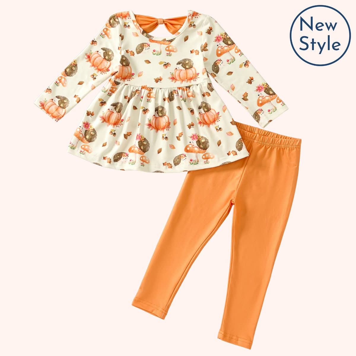[NEW RELEASE] Hedgehog Hollow Collection- Girl's Top & Pants Set