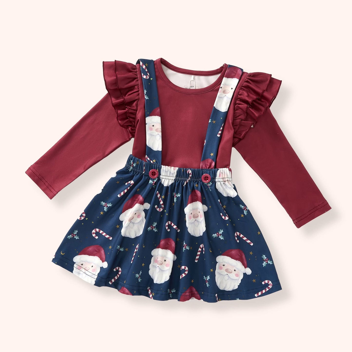 [PREORDER] Holly Jolly Joy Collection- Girl's Top & Skirt Set